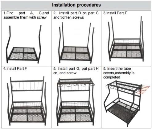 Garden Tool Organizer for Garage, Tool Organizers and Storage,Garden Tool Rack - Image 8