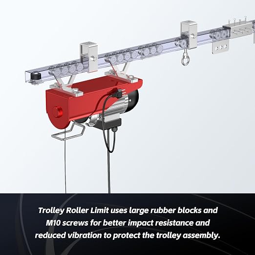 SKTREX Trolley Roller Wheels Limit Trolley Assembly Positioning - Image 5