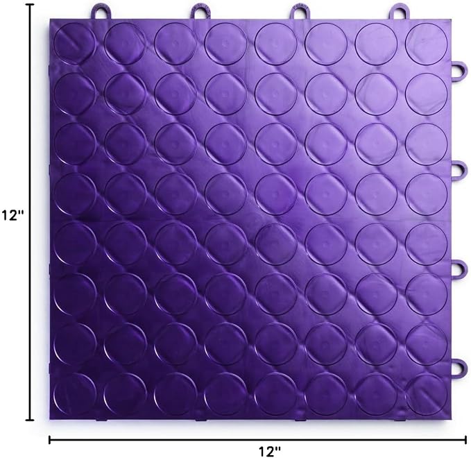 Big Floors RaceDeck CircleTrac, Interlocking Non-Slip Garage Flooring Tile - Image 8