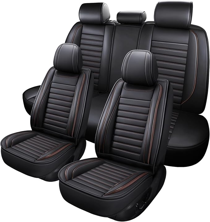 Car Seat Covers Full Set, 5 Seats Front Seat Cover and Back Seat Covers - Image 8
