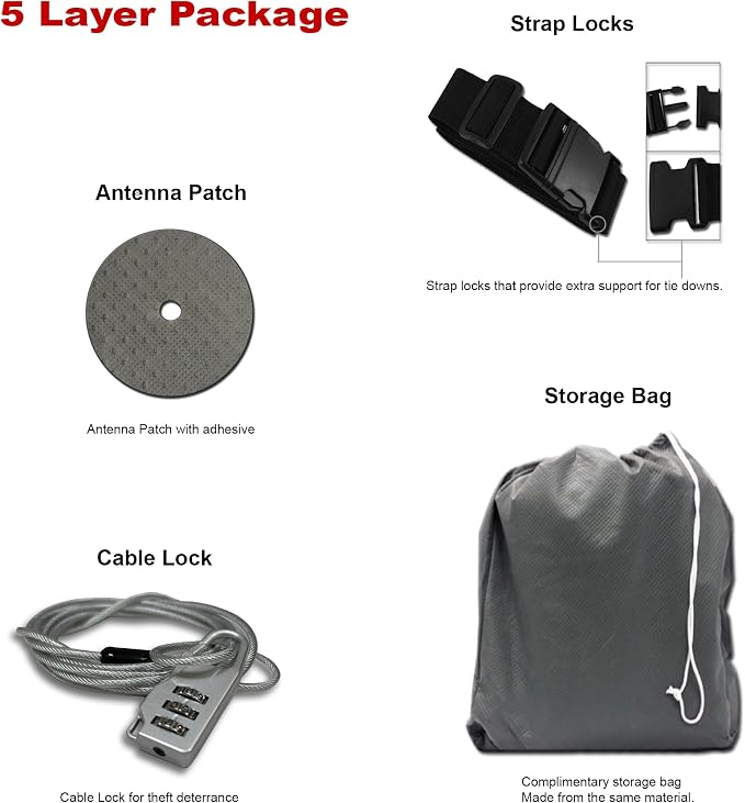 5 Layer Full Car Cover - Image 5