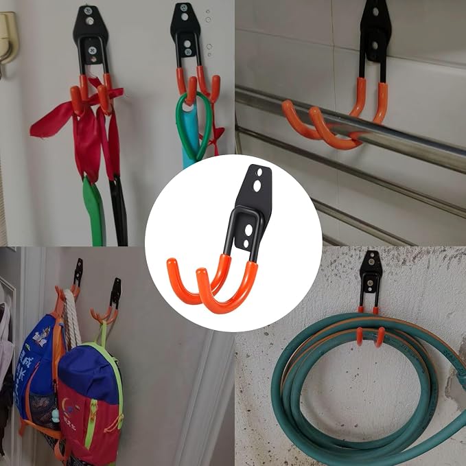 Heavy Duty Garage Storage Hooks,2 Pack Anti-Slip Coating, Wall Mount Storage - Image 7