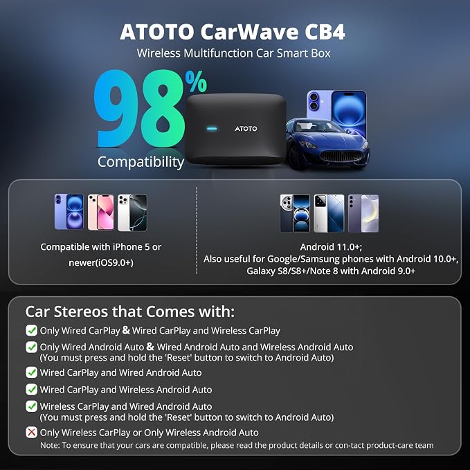 Portable AI Box CarPlay -2025 Upgrade Wireless CarPlay Adapter Compatible - Image 8