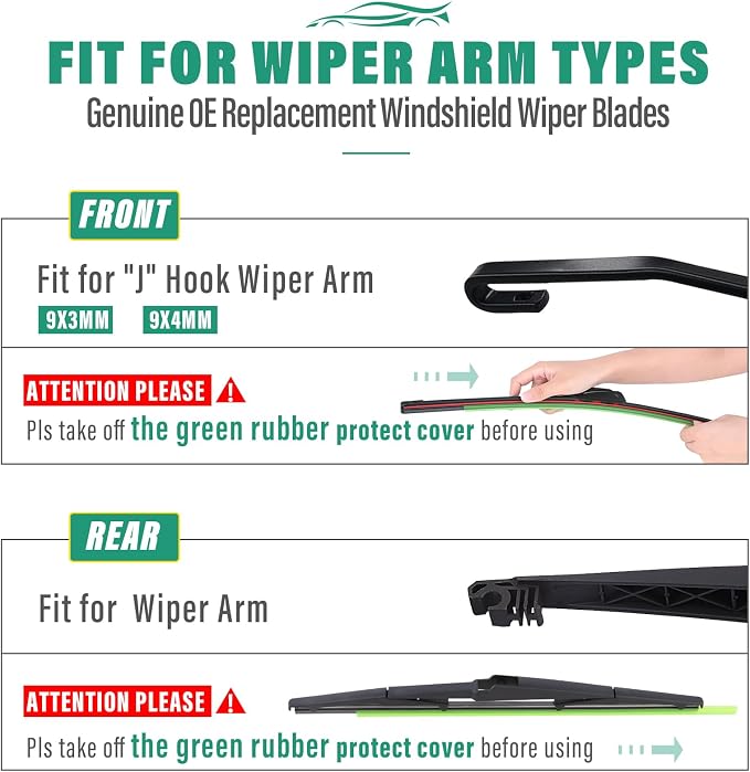 26" 16" 14" Windshield Wiper Blades Replacement - Image 8