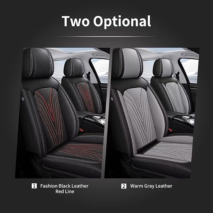 Car Seat Covers Fit for Toyota Camry 2012-2025 Faux Leather Automotive Seat - Image 7