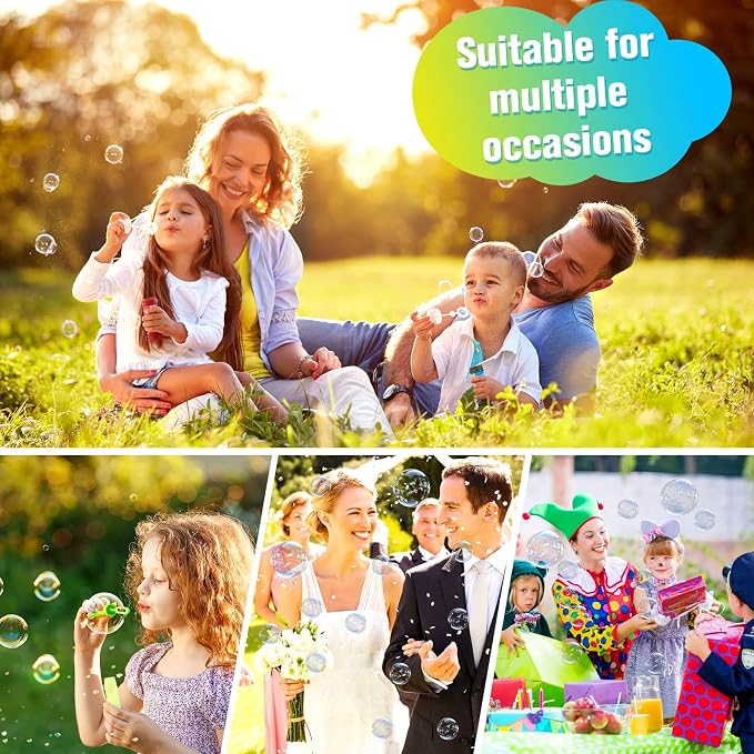 70 oz Bubbles Refills for Kids-Premixed Bubble Solution Refill Premium Bubble - Image 7