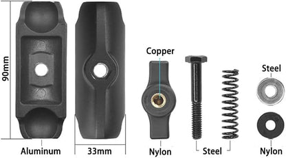 Strg Phone Mount with Drill-Down Round Base with Medium B Size 1" Ball Double - Image 4