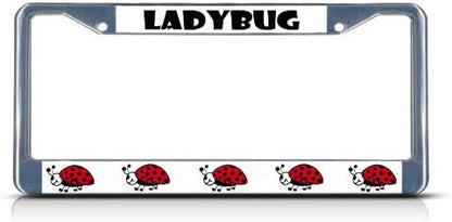 Ladybug Ladybugs License Plate Frame Tag Holder Cover by Unknown