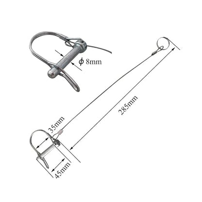 10Pcs Trailer Coupler Pin 5/16x 1-3/4（WxL） Prevents Loss Trailer Hitch Locking - Image 5