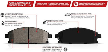 Power Stop 16-674 Z16 Evolution Rear Ceramic Brake Pads - Image 2