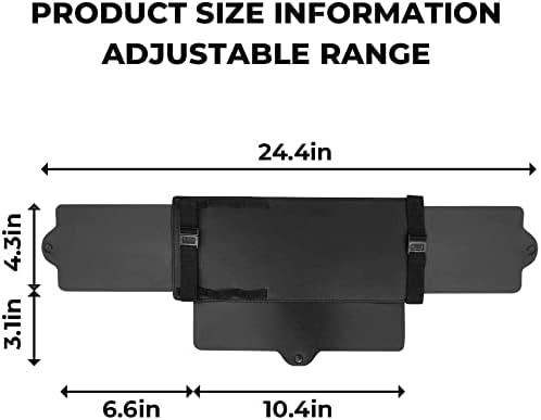 JoyTutus Car Sun Visor Sunshade Extender, Adjustable Sun Visor Protects from - Image 6