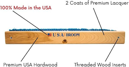 24" Heavy Duty Outdoor Push Broom - Image 3