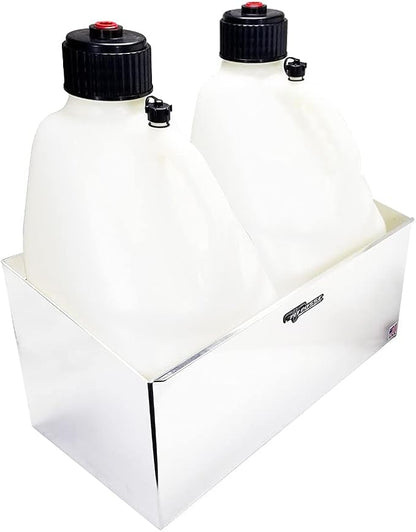 Pit Posse Double Utility Jug Holder Organizer Storage Rack - Image 7