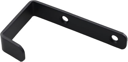 2PCS 82.5x45.5mm Black Metal Wall Mounted 2 Holes J Hook - Image 4