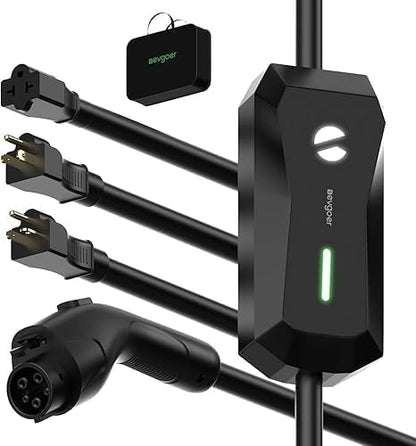 Level 1/2 EV Charger, 16A 110-240V Portable EV Charger by EGevgoer