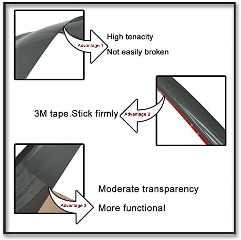 Smoke Sun/Rain Guards Window Visor Compatible - Image 8
