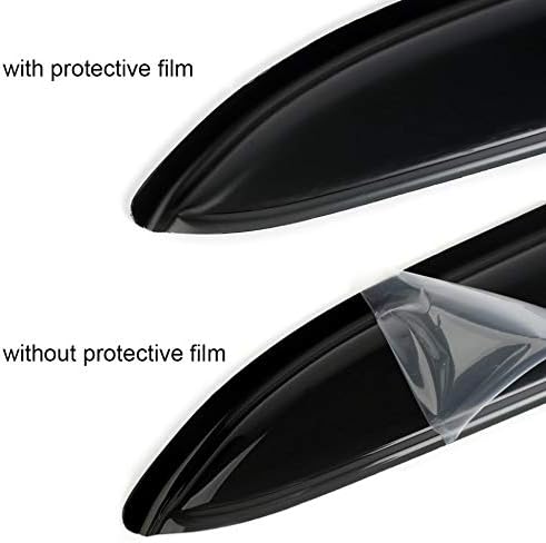 Side Window Wind Deflector, Dark Smoke Window Visor fit - Image 5