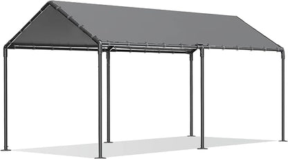 Grezone 10 x 20ft Heavy Duty Carport, Portable Car Tent Garage, All Season UV - Image 3