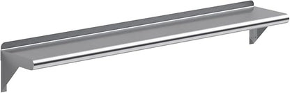 AmGood 48" Long X 8" Deep Stainless Steel Wall Shelf | NSF Certified | by AmGood