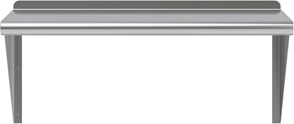 AmGood 30" Long X 16" Deep Stainless Steel Wall Shelf | NSF Certified | - Image 4