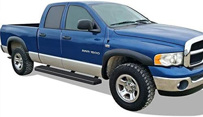 APS 6in Black Stainless Steel Running Boards Compatible - Image 6