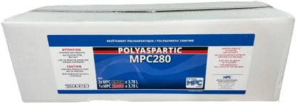 MPC-280 Polyaspartic Floor Coating Kit – 3 Gallon Clear High Gloss Polyurea by Master+Protective+Coatings