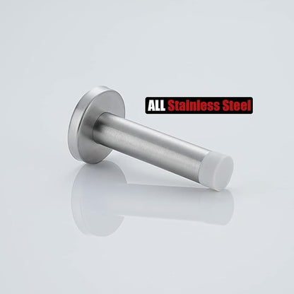 JQK Door Stopper, 304 Stainless Steel Thicken 1mm Sound Dampening Door Stop - Image 8