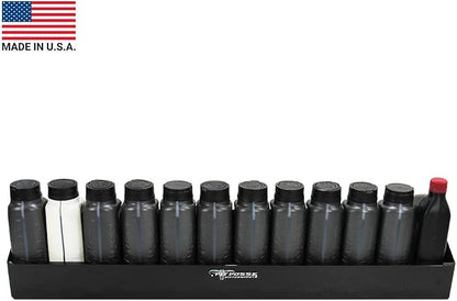 Pit Posse 443BK Oil Shelf 12 Quart Bottle Holder Storage Organizer Caddy 32" | - Image 2