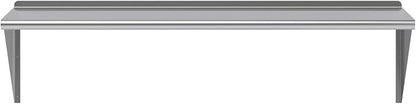 AmGood 60" Long X 24" Deep Stainless Steel Wall Shelf | NSF Certified | - Image 4