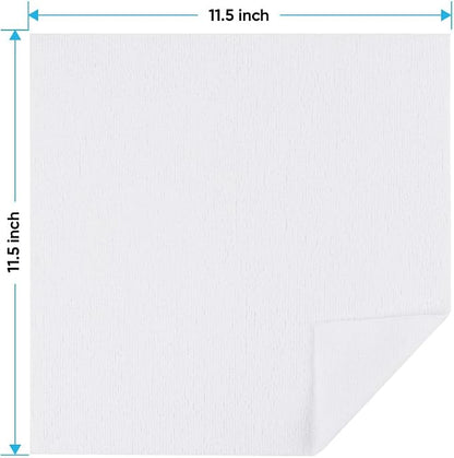 HOMEXCEL White Shop Towels 100 Pack, Reusable Microfiber Towels - Image 8