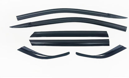 AUTOCLOVER Smoked Window Visor Sun Rain Vent Guard 4p - Image 3