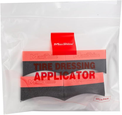 Maxshine Tire Dressing Applicator, Curved Foam Pad 10x4cm, High-Density - Image 6