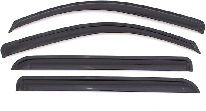 KPY Window Visor Rain Guard for 2008-2014 BMW X6, Side Window Vent Deflectors by KPYBizConnect