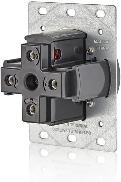 Leviton 50 Amp EV Charging Receptacle/Outlet, Heavy Duty - Image 4