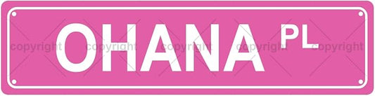 OHANA PL Space Metal Tin Street Sign Bar Cafe Garage Cave Home Room Wall by Unknown