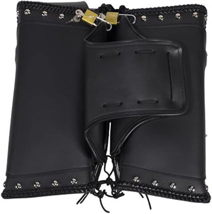 Synthetic Leather Motorcycle Luggage Bag - Image 8