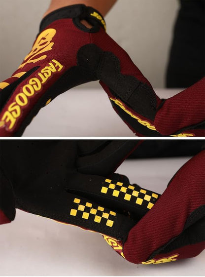 Dirt Bike Motorcycle Gloves for Men Women Finger Touchscreen Motorbike Gloves - Image 3