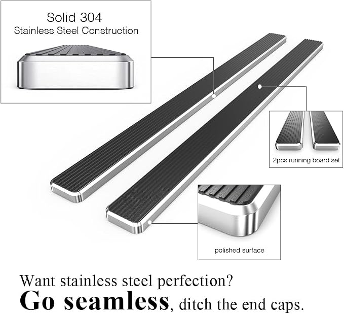 APS Running Boards Nerf Bars Side Steps Compatible - Image 5