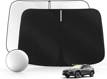 Windshield Sun Shade for S-ubaru Crosstrek 2013-2017 Foldable Sunshade Custom by SULAGIWINDSHIELDSUNSHADE