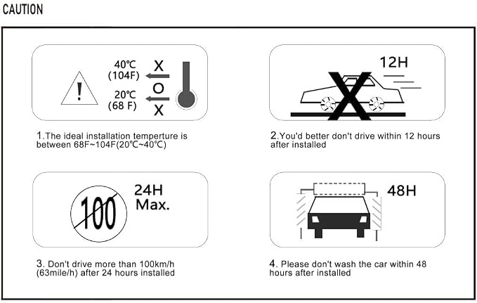 Smoke Front Window Visor Compatible - Image 6