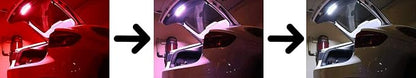 ICBEAMER 12" Red to White 18 SMDs 2835 LED Strip Light Universal Fit Car Trunk - Image 6