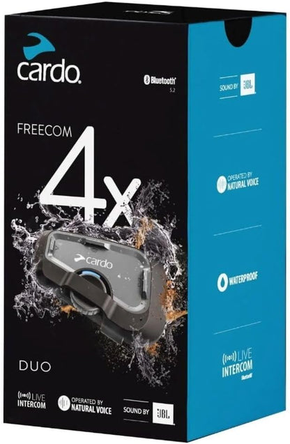 Cardo Systems FREECOM 4X Motorcycle 4-Way Helmet Bluetooth Communication System - Image 6