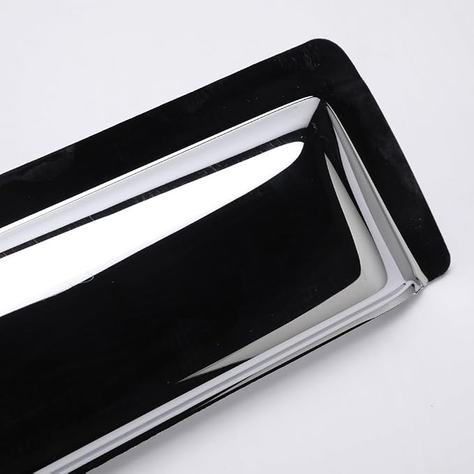 Chrome Side Window Visor Wind Vent Deflector fit - Image 8
