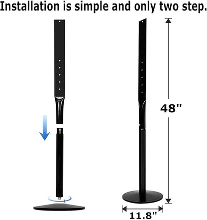 Parking Sign Post 48" Heavy Duty Cast Iron Parking Signs Stand, Movable Sign - Image 4