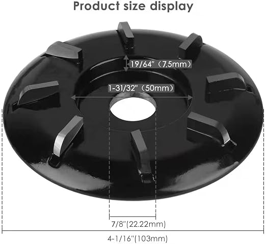 Wood Turbo Carving Disc 103mm in 8 Teeth, - Image 2