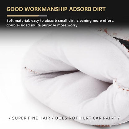 SPTA Microfiber Car Wash Mitt, Plush Fiber Cloth Material, Safe Washing - Image 2