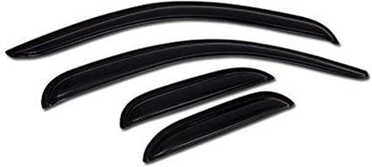 4pcs Front Rear Window Deflector Sun/Rain/Wind Guards Smoke Window Visors 07-13 by HS+Power