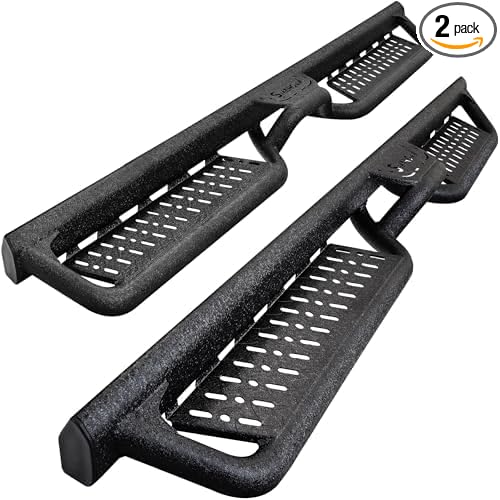 Running Boards Compatible with Vehicle 2004-2025 Nissan Titan Crew Cab by smanow
