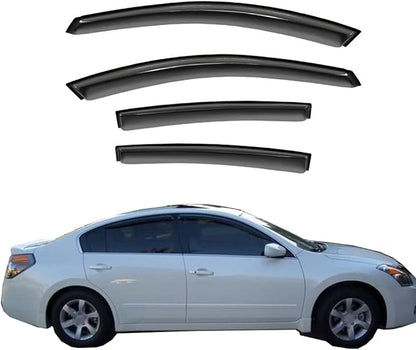 Smoke Sun/Rain Guards Window Visors Compatible by GLDIFA