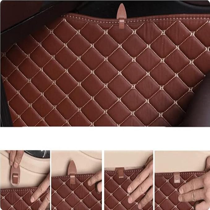 Custom All-Weather Protection Luxury Leather Floor Mats - Image 5